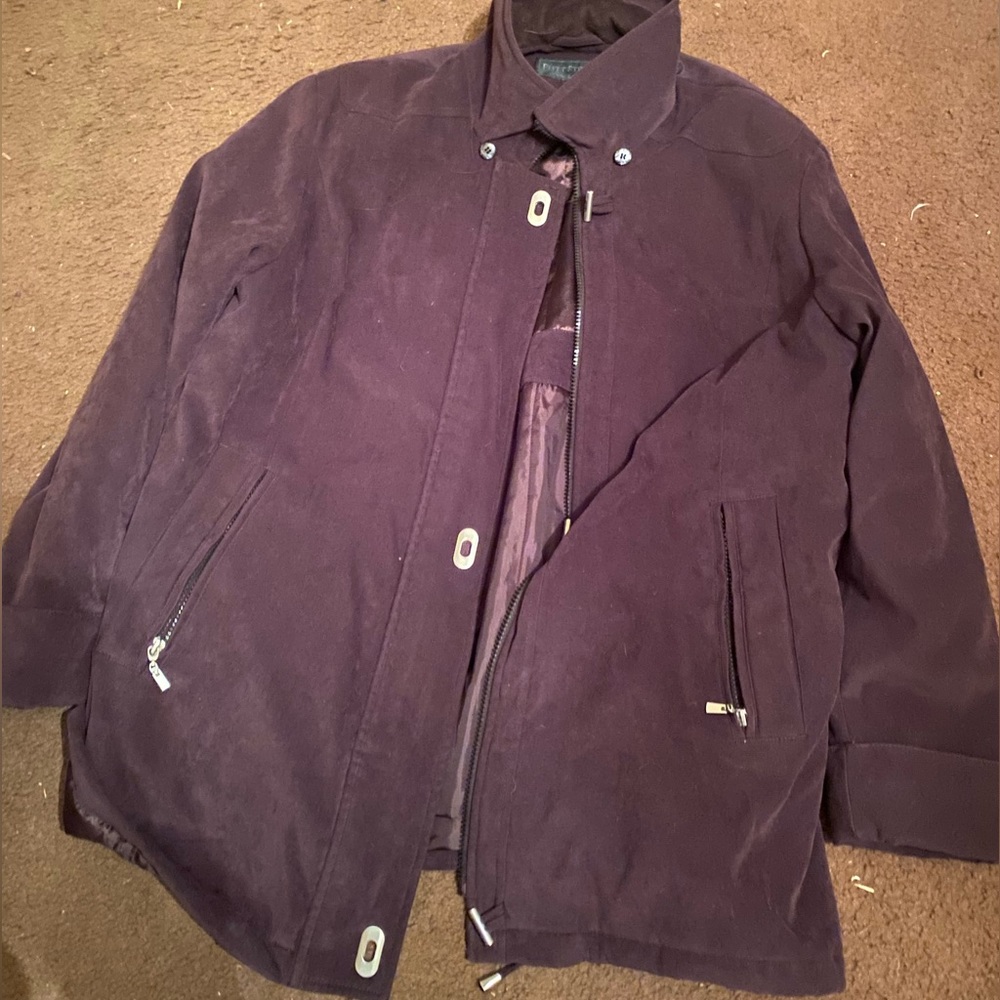 Womens chocolate brown winter coat